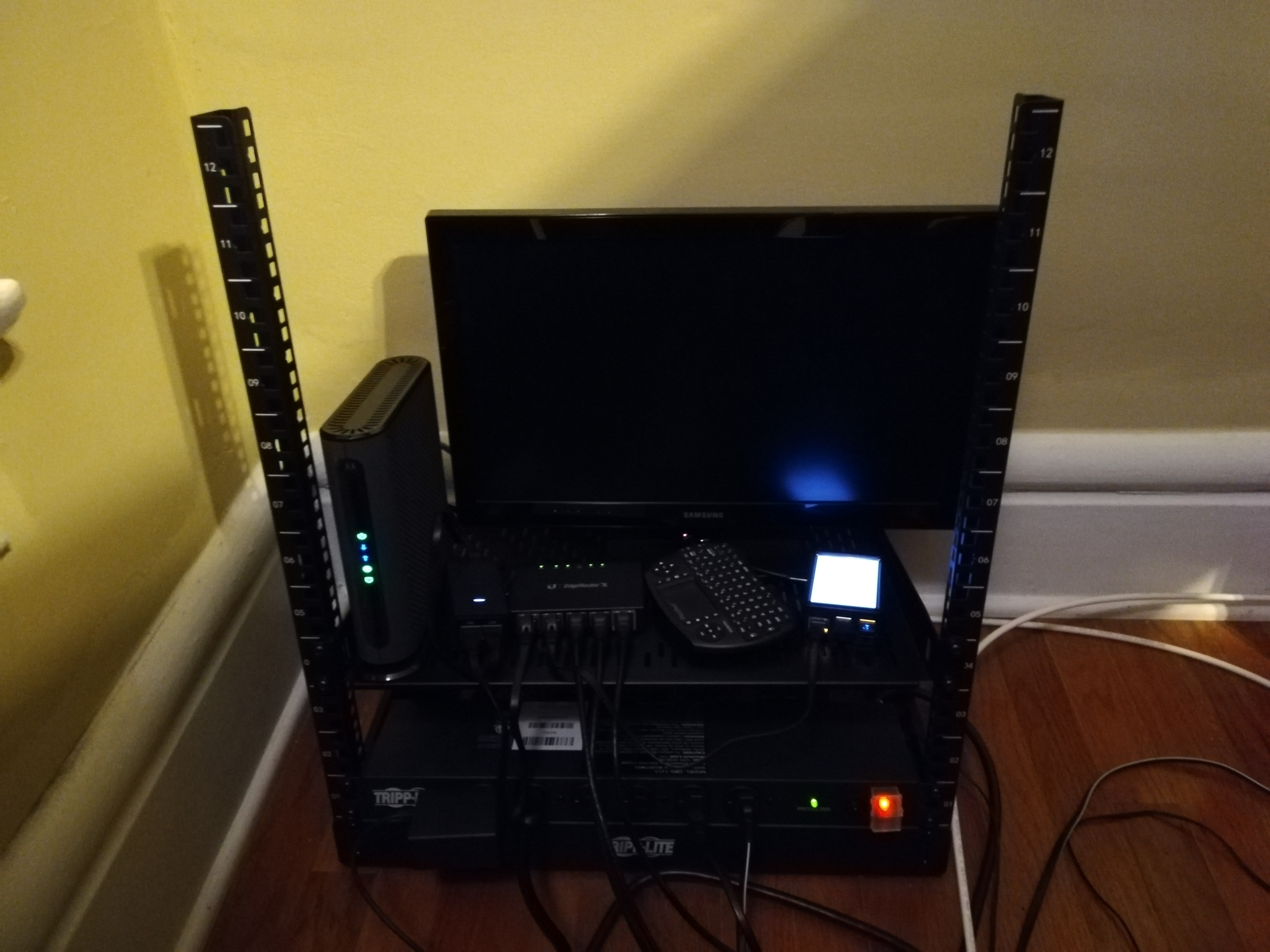 My homelab rack