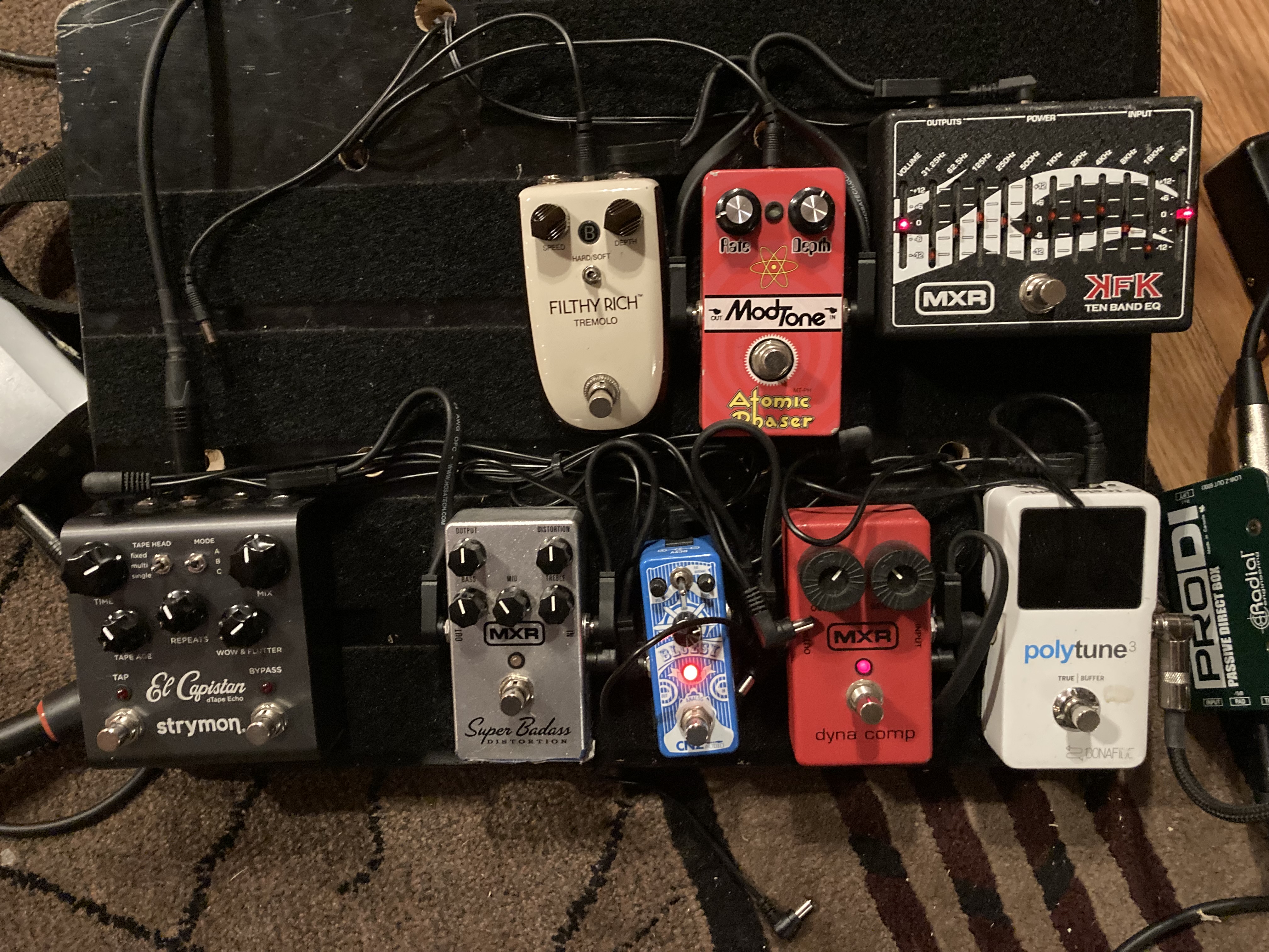 Adam's pedalboard