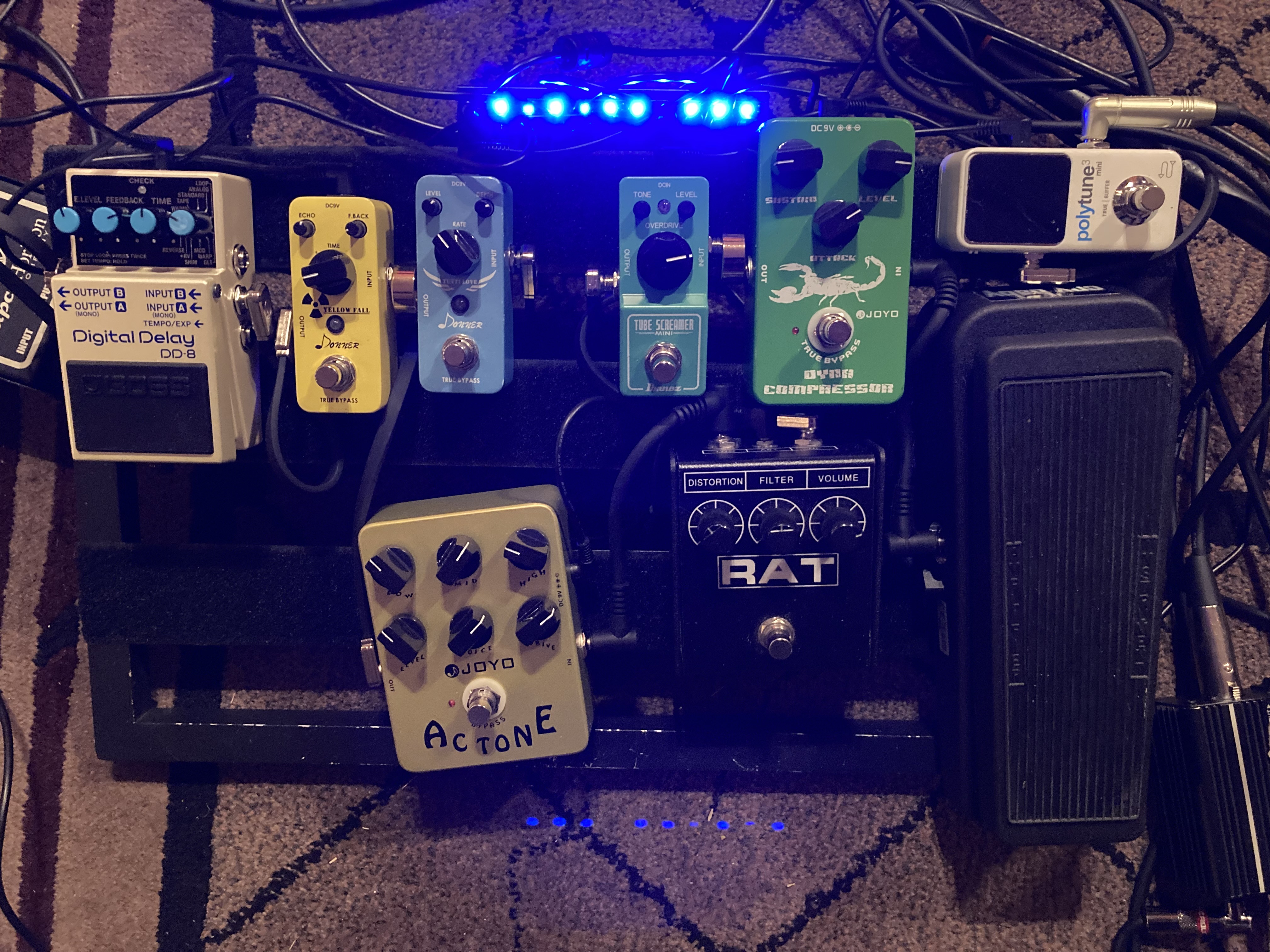 Brian's pedalboard